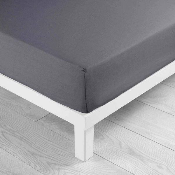Remise 😉 Paris Prix Drap Housse Oscar 90x190cm Anthracite 😍 4