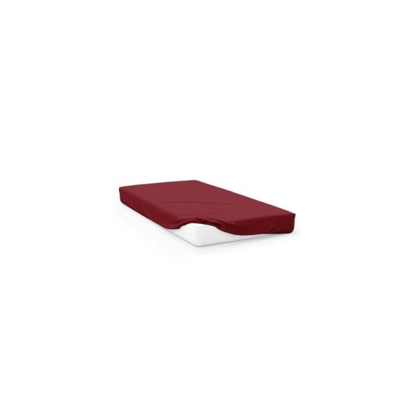 Tout neuf 🌟 ZZZ Drap Housse Uni 160×200 Cm ZZZ Rouge 🔥 3