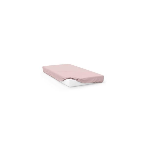 Nouveau ✔️ Soleil D’ocre Drap Housse 90×190 Cm En Coton 57 Fils SOLEIL D’OCRE Rose ⌛ 3