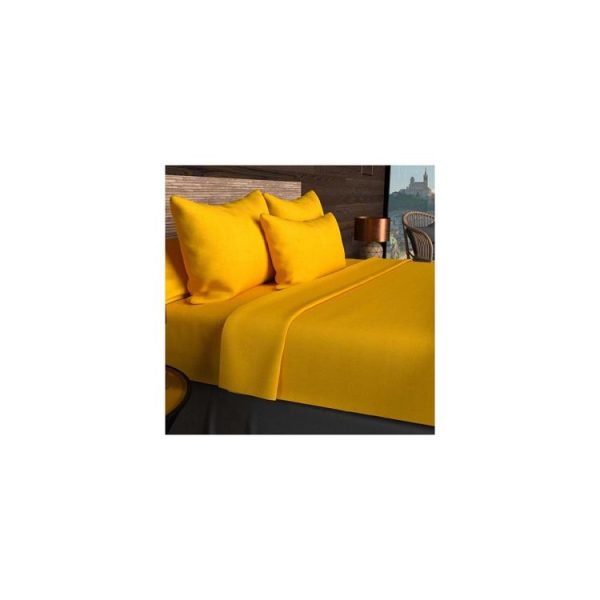Top 10 😍 Soleil D’ocre Drap Housse 90×190 Cm En Coton 57 Fils SOLEIL D’OCRE Jaune ✔️ 4