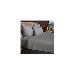 Tout neuf 💯 Soleil D’ocre Drap Housse 140×200 Cm En Coton 57 Fils SOLEIL D’OCRE Gris 🛒 9