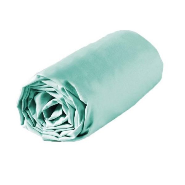 Acheter 👍 Paris Prix Drap Housse Lina 140x190cm Menthe 🤩 1