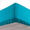 Bon marché 🧨 Paris Prix Drap Housse Jersy 160x200cm Bleu Roi ⌛ 10
