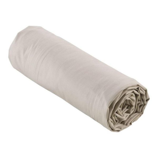 De gros 🤩 Paris Prix Drap Housse Percaline 90x190cm Naturel ⭐ 3