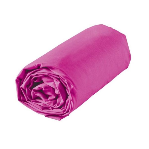 Vente flash 👍 Paris Prix Drap Housse Lina 180x200cm Rose 🥰 3