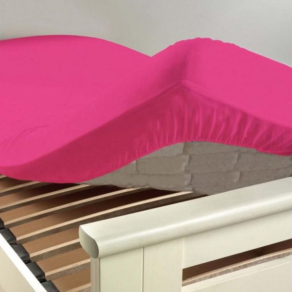 Vente flash 👍 Paris Prix Drap Housse Lina 180x200cm Rose 🥰 4