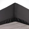 Meilleur prix 🥰 Paris Prix Drap Housse Lina 140x190cm Charbon 👍 5
