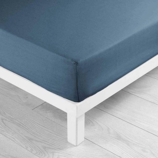 Coupon 🔥 Paris Prix Drap Housse Oscar 90x190cm Bleu 💯 4