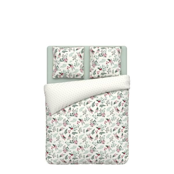 Meilleure vente 🌟 ACTUEL Parure Housse De Couette En Coton Motif Floral FLORA 🥰 1