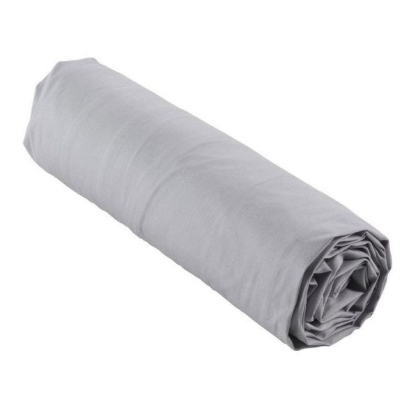 Grosses soldes 😍 Paris Prix Drap Housse Percaline 90x190cm Gris ⭐ 3