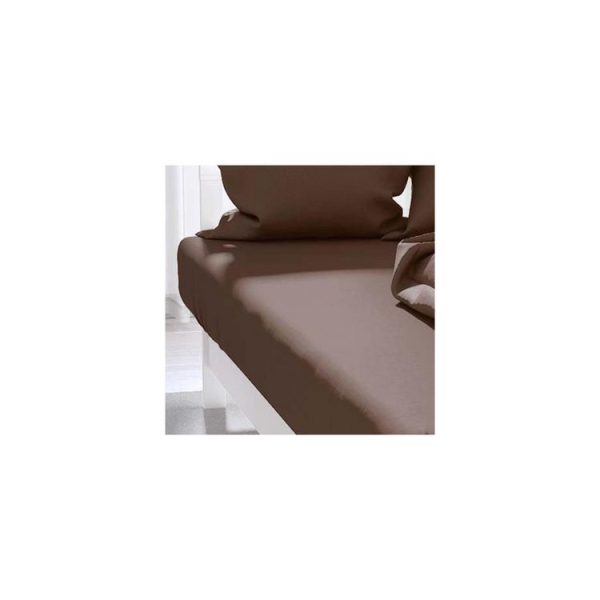 Sortie 👍 ZZZ Drap Housse Uni 90×190 Cm ZZZ Chocolat 😍 1