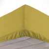 Sortie ⌛ Paris Prix Drap Housse En Coton Linette 140x190cm Jaune ✔️ 13