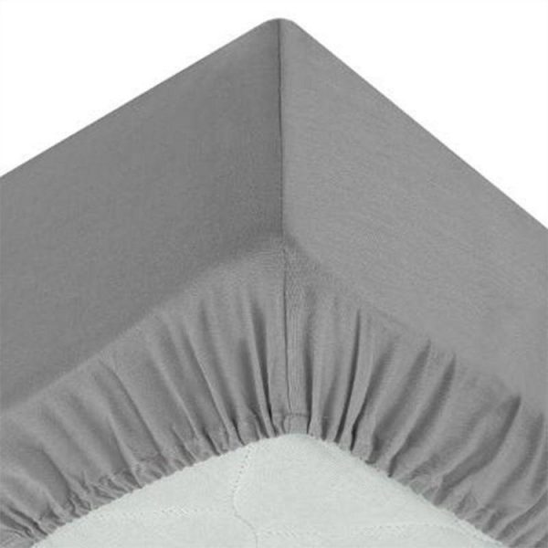Meilleure vente 🎉 Drap Housse Intérieur 90x190cm Gris 😉 1