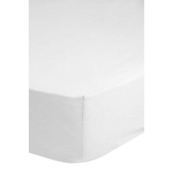 Vente flash 😉 GOOD MORNING Good Morning Drap-housse Jersey 90 / 100 X 220 Cm Blanc 0200.00.43 👏 3