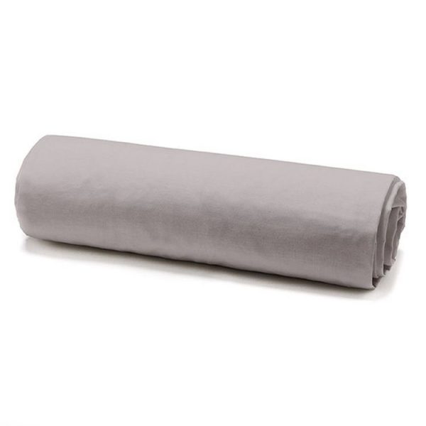 Remise 🔔 Today Drap Housse Mastic – 100% Coton 57 Fils – 160 X 200 Cm – Taupe 🎉 1