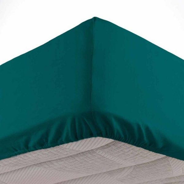 Top 10 👏 Paris Prix Drap Housse Lina 160x200cm Pétrole ⭐ 1