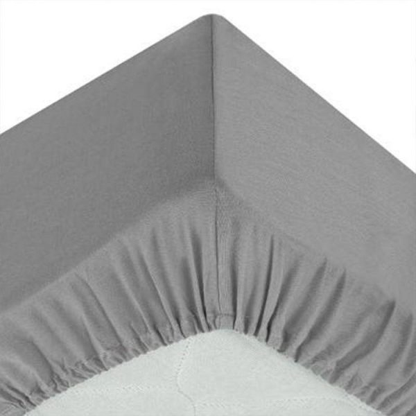 Sortie 😉 Drap Housse Intérieur 160x200cm Gris 😀 1
