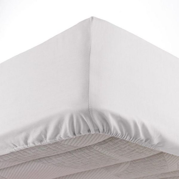 Acheter 😀 Paris Prix Drap Housse Lina 180x200cm Blanc ⭐ 1