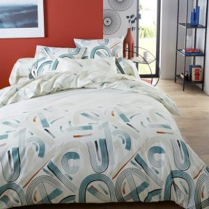 Le moins cher 🎉 Origin Drap Housse Imprimé En Coton, Made In France Gabin 🔔 7