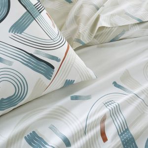 Le moins cher 🎉 Origin Drap Housse Imprimé En Coton, Made In France Gabin 🔔 9