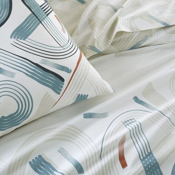 Le moins cher 🎉 Origin Drap Housse Imprimé En Coton, Made In France Gabin 🔔 4