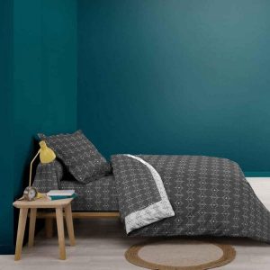 Acheter 🔔 Paris Prix Drap Housse En Coton Aristide 90x190cm Anthracite 😍 6