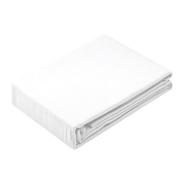 Le moins cher 🧨 Lovely Casa Drap Housse 180×200 Cm 100% Coton Bio 57 Fils Horizon Blanc 💯 1