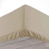 Sortie 🌟 Paris Prix Drap Housse En Coton Biolina 140x190cm Taupe ✨ 13