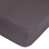 Meilleure vente 😉 Drap Housse En Lin Adorable 140x190cm Gris Ardoise ✔️ 11
