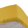 Promo 🔔 Paris Prix Drap Housse Percaline 140x190cm Ocre 🥰 8