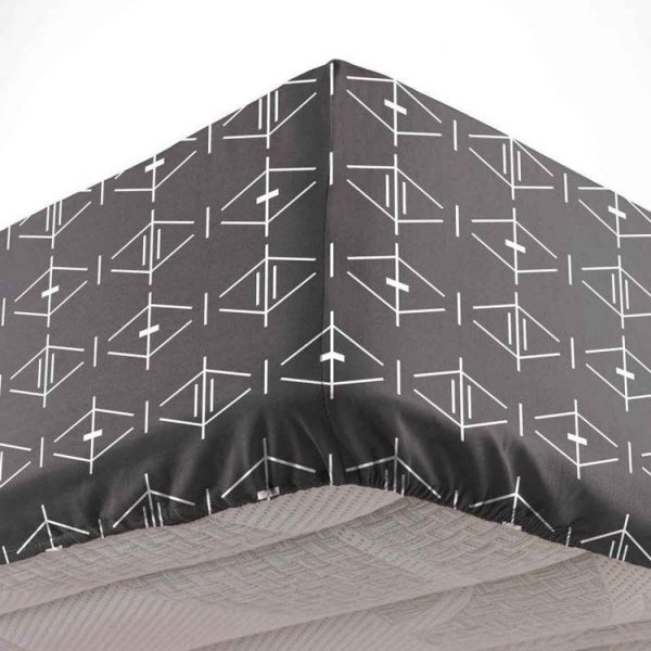 Tout neuf 🧨 Paris Prix Drap Housse En Coton Aristide 140x190cm Anthracite 🎉 1