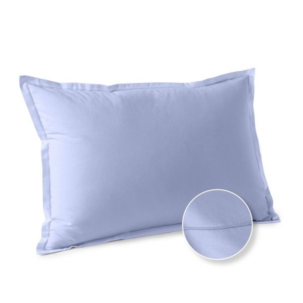Budget ⌛ ACTUEL Taie D’oreiller Unie En Coton 57 Fils – Collection Permanente ❤️ 1