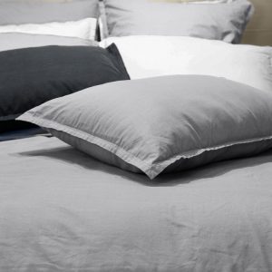 Promo 👏 Sensei Maison Lot De 2 Taies D’oreiller En Coton Lavé Biologique ORGANIKA ⭐ 18