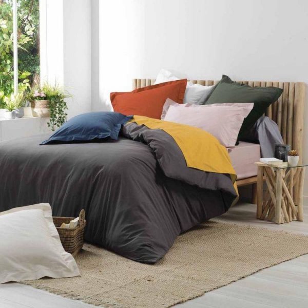 Promo 🎁 Paris Prix Taie De Traversin Percaline 85x185cm Terracotta 🎁 4