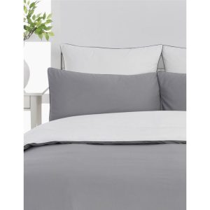 Meilleure vente 😍 Sensei Maison 2 Taies D’oreiller Bicolores En Percale Coton DOZMARY 😀 16