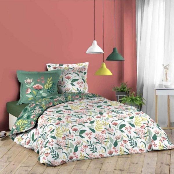 Offres 🥰 Paris Prix Parure De Lit 3 Pièces Stessy 240x220cm Vert ⭐ 3