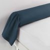Remise 👍 Paris Prix Taie De Traversin Lina 85x185cm Bleu Nuit 🛒 11