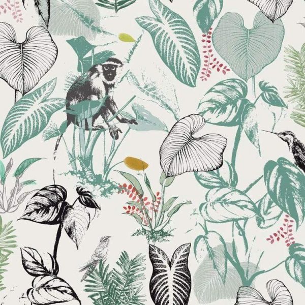 Meilleure vente 😍 Parure De Lit 3 Pièces Monkey 220x240cm Multicolore 🥰 3