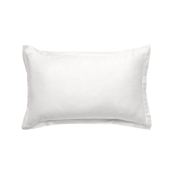 Grosses soldes 🎉 FUTURE HOME Taie D’oreiller Unie Coton 57 Fils Blanc éclatant 50x70cm 🤩 1