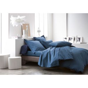 Meilleure affaire 😀 Today Taie D’oreiller Ciel D’orage – 100% Coton 57 Fils – 50 X 70 Cm – Bleu Foncé ✔️ 6