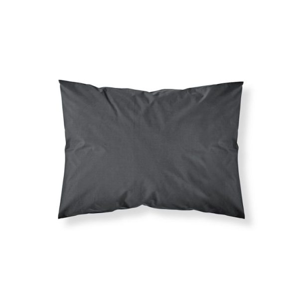 Nouveau 🎉 Today Taie D’oreiller Réglisse – 100% Coton 57 Fils – 50 X 70 Cm – Noir ✔️ 1