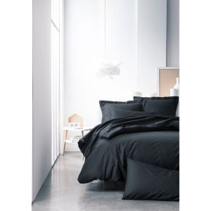 Nouveau 🎉 Today Taie D’oreiller Réglisse – 100% Coton 57 Fils – 50 X 70 Cm – Noir ✔️ 6