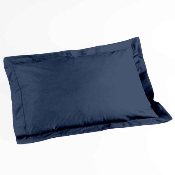 Nouveau 😀 Paris Prix Taie D’Oreiller En Coton Bio Biolina 50x70cm Bleu Nuit ⭐ 1