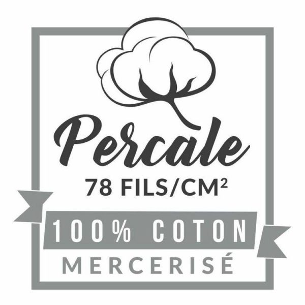 Coupon 🎁 Paris Prix Taie D’Oreiller Percaline 50x70cm Lin 😍 4