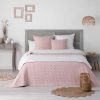 Bon marché 🤩 Paris Prix Dessus De Lit Matelassé Mellow 80x180cm Rose & Blanc 👏 8