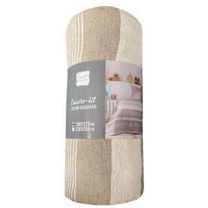 De gros 🛒 Paris Prix Couvre-Lit 1 Personne Fiby 180x220cm Lin 😉 6