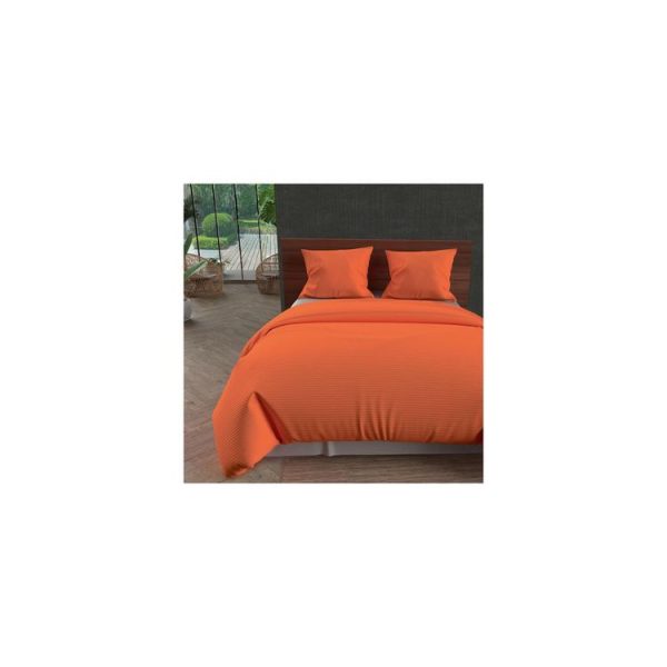 Sortie 🤩 Soleil D’ocre Jeté De Lit Matelassé 240×260 Cm LEO Corail 🎉 1