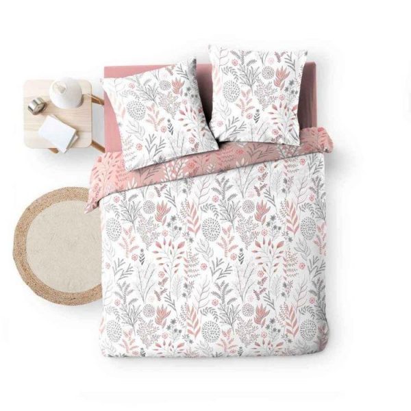 Tout neuf 🔔 Paris Prix Parure De Lit 3 Pièces Suzanne 260x240cm Rose 😀 3