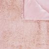 Coupon 🧨 Paris Prix Couvre-Lit Déco Poils Longs 220x240cm Rose 💯 8