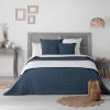 Le moins cher 👏 Paris Prix Dessus De Lit Matelassé Mellow 80x180cm Bleu & Blanc 🛒 5